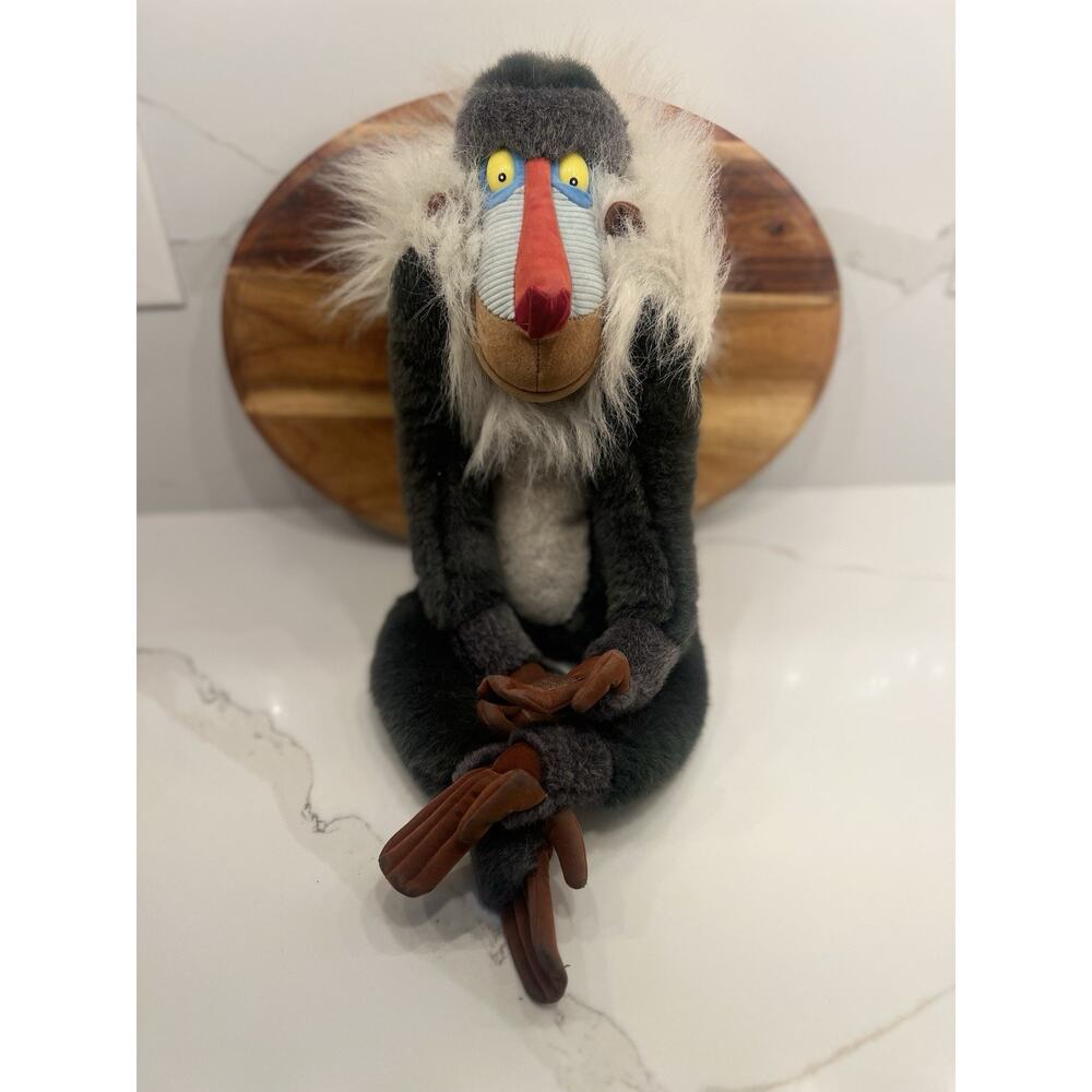 Vintage Disney The Lion King Rafiki 20” Plush Stuffed Monkey Baboon Animal